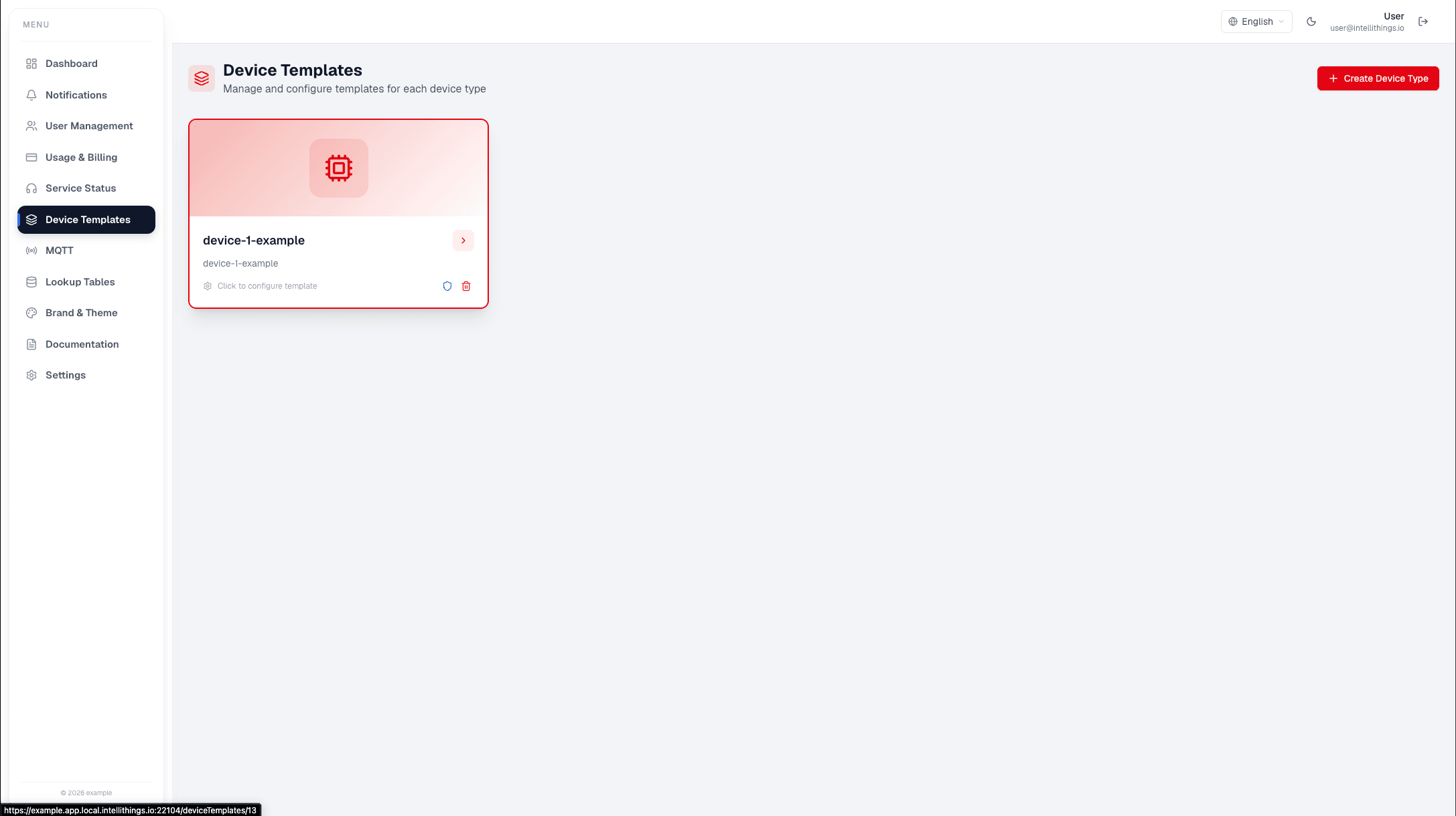 Device Templates