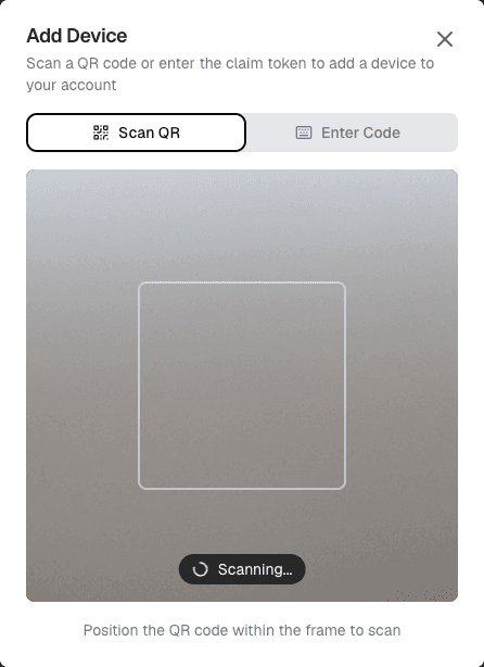 Add Device Dialog