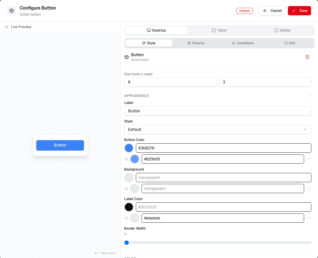 Configure Button